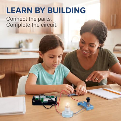 1 Pc Electrical Circuit Experiment Kit, Small Bulb Lights Up Kit Basic Physic Science Playset Educational Kit Use Safety Easy Installation, Learning and Education, Educational Science Kits