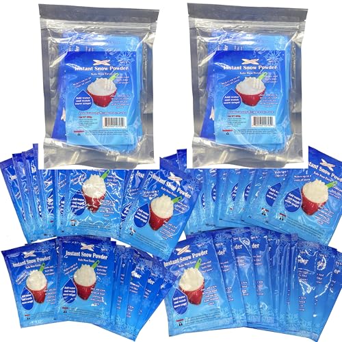 Instant Snow Powder Just Add Water (40x10g Pack) - style: 40x10g pack