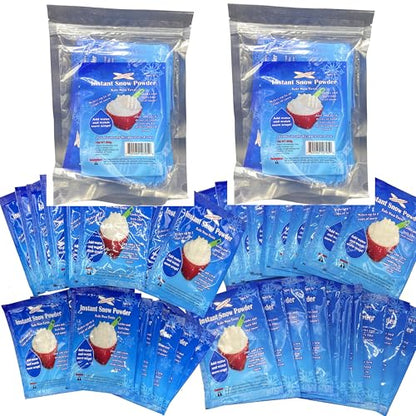 Instant Snow Powder Just Add Water (40x10g Pack) - style: 40x10g pack