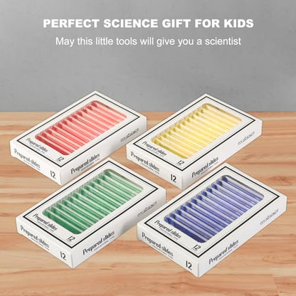 48 Prepared Microscope Slides Set of Animals Insects Plants Flowers, Biological Learning Resource Specimens for Kids Beginner Classroom Basic Science Education