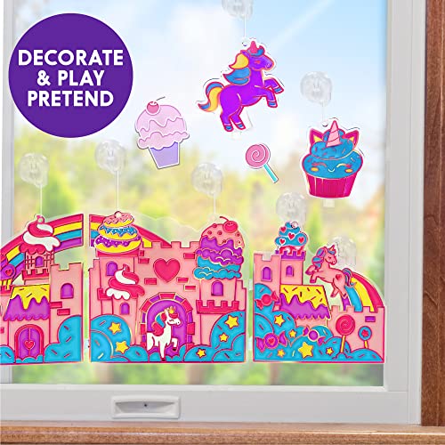 Made By Me Create Your Own Window Art Kit, Unicorn Window Art Worlds - style: Unicorn