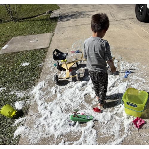1-Pound Jar of Instant Snow Powder – Create a Winter Wonderland! Perfect for Kids, Holiday Fun, and DIY Snow Crafts (Jar, 1, Pound)