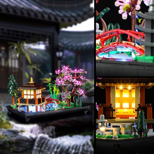 Vaodest LED Light for Lego 10315 Icons Tranquil Garden Set,Design and Configuration Compatible with Model 10315(LED Light Only, Not Building Block Kit) - style: 10315 Tranquil Garden Set