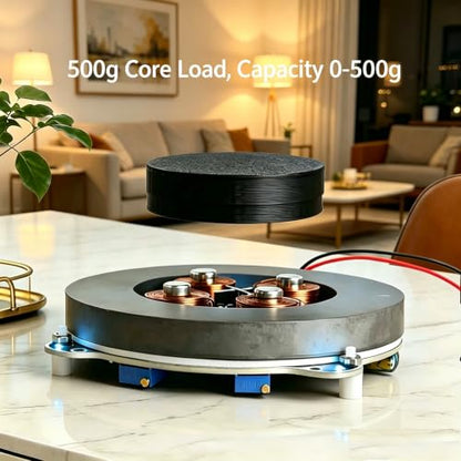 Magnetic Levitation Module DIY Core Kit with LED Lamp Max Load-Bearing 500g Platform for Magnetic Levitation Machine