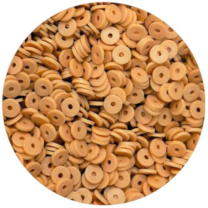 Gold Clay Beads for Bracelets Jewelry Making - color: Gold Clay Beads