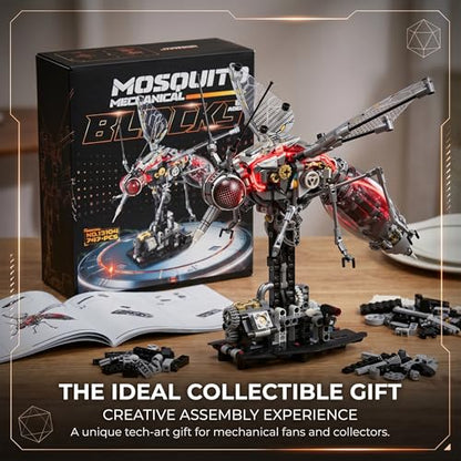 Mechanical Mosquito Building Set for Adults - color: Grey