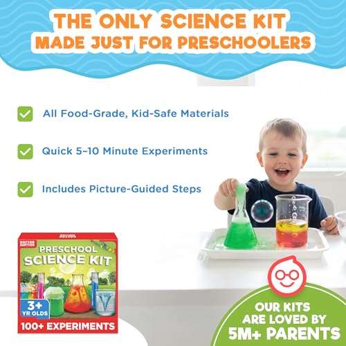 Doctor Jupiter Preschool Science Kit for Kids Ages 3-5, Birthday Gift - style: Preschool Science Kit: 3+
