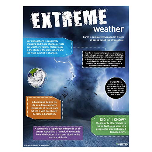 Discovery Extreme Weather STEM Science Kit, At-Home STEM Kits For Kids Age 12 And Up, Weather Experiment Kits for Young Scientists, DIY Volcano & Artificial Snow