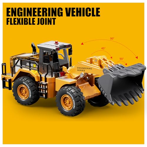 Pupu Pig Construction Toys, Metal Bulldozer Toy for Boy Gifts, Yellow, 3+ - color: Metal Bulldozer Toy - Yellow