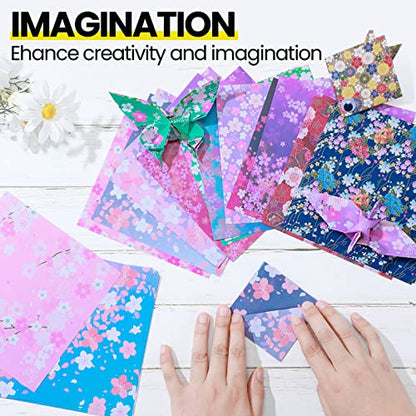 Lincia Origami Paper Kit 20 Colors 6 x 6 Inch for Adults Kids, 840 Sheets