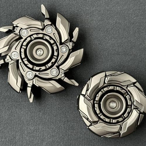 T-Conceal EDC Fidget Slider Spinning Stress Relief Adults Magnet Metal Toys - color: Grey