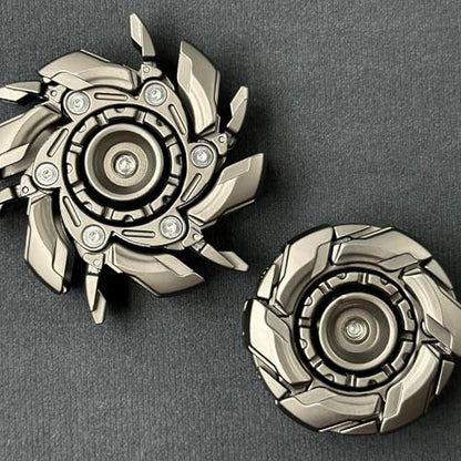 T-Conceal EDC Fidget Slider Spinning Stress Relief Adults Magnet Metal Toys - color: Grey