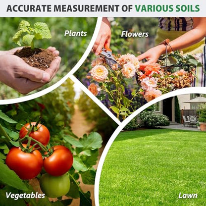 Upgrade pH and Nitrogen Soil pH Tester, 100 Test Strips