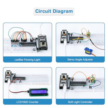LAFVIN Super Starter Kit for ESP32-S3-WROOM Support MicroPython & C/C++