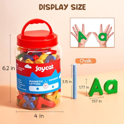 JoyCat Magnetic Letters Numbers Alphabet ABC 123 Fridge Magnets, 78 Pcs - style: 78PCS