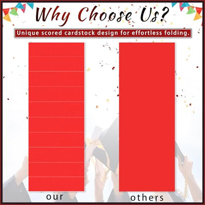 Money Leis for Graduation 2026 - Graduation Leis 2025 Red Graduations Leis - color: Money Leis - Red Black