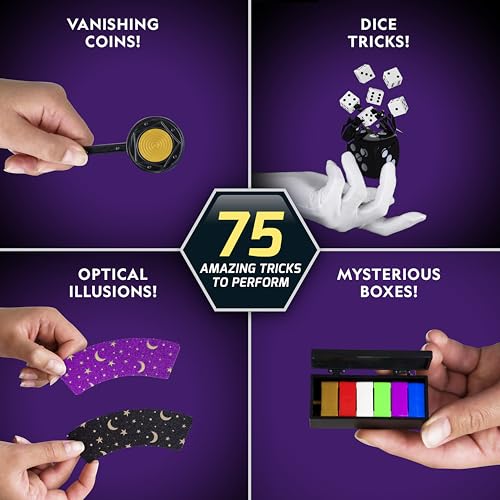 National Geographic Mega Magic Kit with 75+ Tricks for Kids Ages 8-12 - style: 75 Magic Tricks