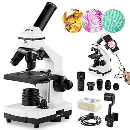 2000X Compound Microscope for Kids Adults: Microscope for Biology Education