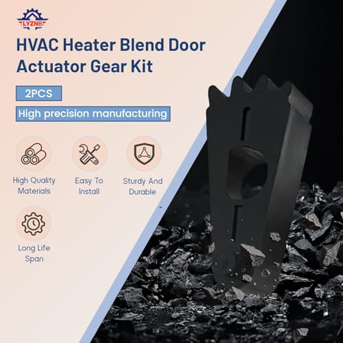HVAC Heater Blend Door Actuator Gear Kits Fit for Chevy Cruze for Buick for Cadillac 2011-2017 Replacement for 13263335 HVAC Evaporator Heater Lever