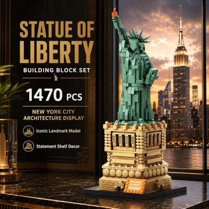 Statue of Liberty Building Blocks Sets 1470PCS - style: Statue of Liberty