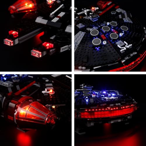 LIGHTAILING Light for Lego-75389 The Dark-Falcon - Compatible with Lego Building Set - NOT Included The Model Set - style: (Only Light) 75389 The Dark Falcon