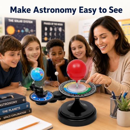 Sun Earth Moon Orbit Model Kit for Classroom Astronomy -Globe