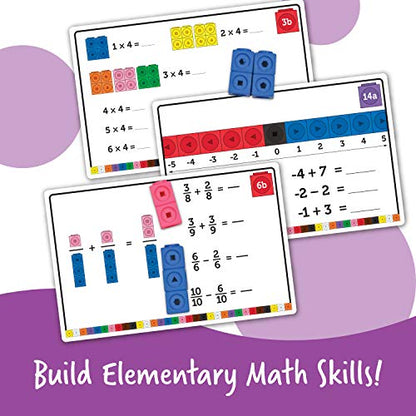 Learning Resources MathLink Cubes Elementary Math Activity Set - - style: Elementary Activity Set