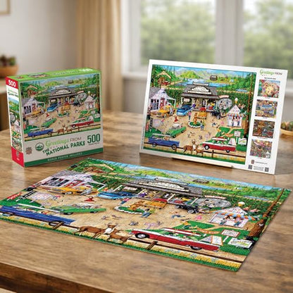 MasterPieces - 550 Piece Jigsaw Puzzle, The National Parks, Fun for Adults, Family, Kids, 18" x 24" - style: The National Parks