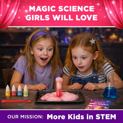 Doctor Jupiter Girls' Magic Science Experiments Kit for Kids Ages 8+ - style: Magic Science Kit for Girls: 8+