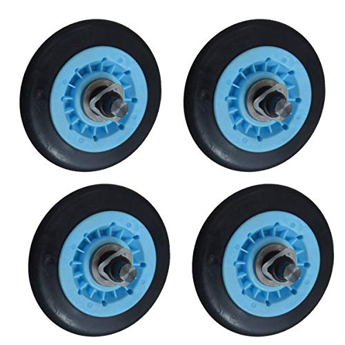 ATMA SUPPLY Upgraded Dryer Repair Kit Compatible with Samsung Includes DC97-16782A Drum Roller DC93-00634A Pulley DC61-01215B Spring 6602-001655 Belt Replaces AP5325135 AP6038887 PS4221885 PS4133825