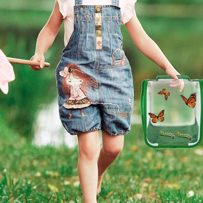 Sratte 3 Pcs Small Butterfly Habitat Insect Mesh Cage Caterpillar Terrarium