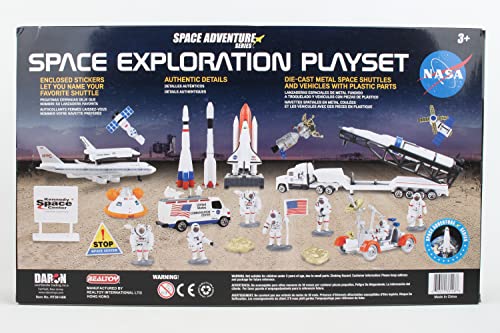 Space Shuttle with Kennedy Space Center Sign 28 Piece - style: 28pc Space Mission