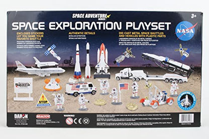 Space Shuttle with Kennedy Space Center Sign 28 Piece - style: 28pc Space Mission