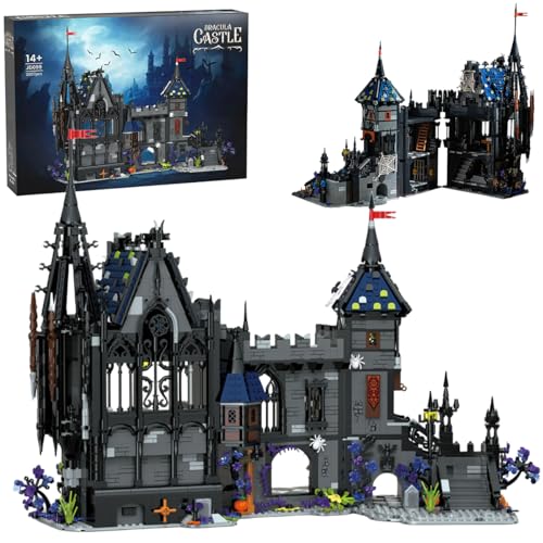 Gothic Dracula Castle - Building Block,3007 PCS Model for Adults 14+ - color: Gothic Dracula