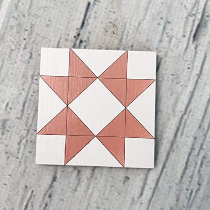 9" Barn Quilt Kit Set 4 | HST, Friendship Star, Dutch Sq, Flying Geese - size: 9 inches (set of 4), style: HST, Friendship Star, Dutch Square, Flying Geese