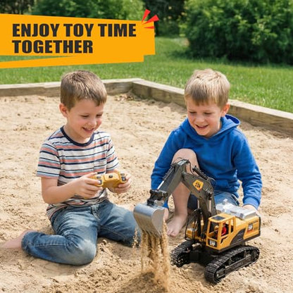 Remote Control Excavator Toys, Rc Digger Construction Vehicles
