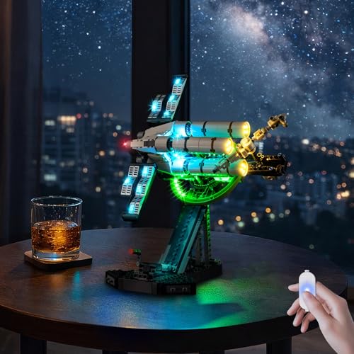 Nitemode Light Kit for LEGO 11389 Project Hail Mary, Touch, Lights Only - color: 11389 Touch Dimmer Version Light