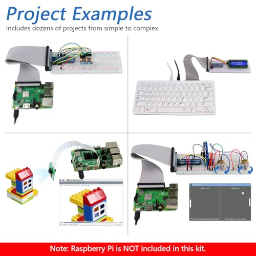Freenove Complete Starter Kit for Raspberry Pi 5 4 Zero 2 W (NOT Included)