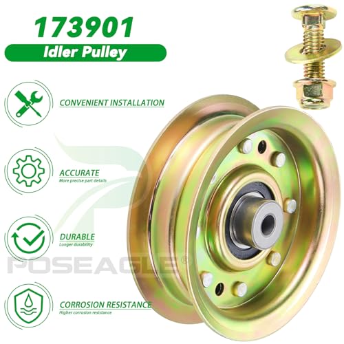 156493 Pulley for Husqvarna YTH180 YTH1746 YTH2046 Lawn Tractors - size: 1x173901