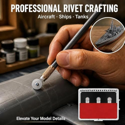 Model Rivet Maker Tool, Small Diameter 0.85-1.0mm, for 1/35 Scale - size: RM-S4