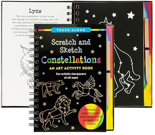 Constellations Scratch & Sketch (Art, Activity Kit) (Trace-Along Scratch and Sketch)