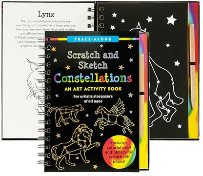 Constellations Scratch & Sketch (Art, Activity Kit) (Trace-Along Scratch and Sketch)