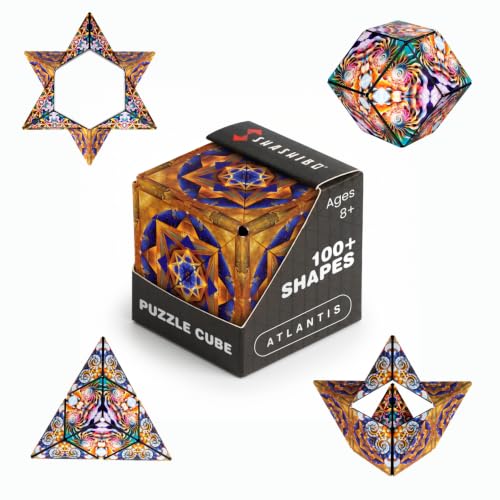 Shashibo DODECA Magnetic Puzzle Cube, Stress Relief Fidget Toy - color: Atlantis, size: DODECA