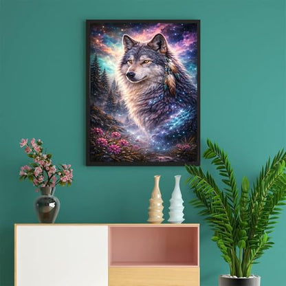HITO Wolf Diamond Painting Kits for Adults Wolf Diamond Art Kits for Adults - color: G9464