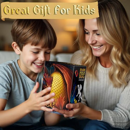 Dragon Dig Kit, 12 Dragon Egg with Dragon Toys for Boys 6+ - color: Dragon Dig Kit