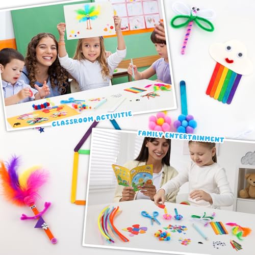 Zefy 3200+ Pcs Arts and Crafts Supplies for Kids, All in One Craft Kits - size: 3288 pcs