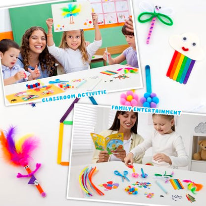 Zefy 3200+ Pcs Arts and Crafts Supplies for Kids, All in One Craft Kits - size: 3288 pcs