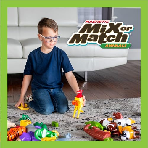 POPULAR PLAYTHINGS Large Magnetic Mix or Match Dinosaurs 2, Set of 4
