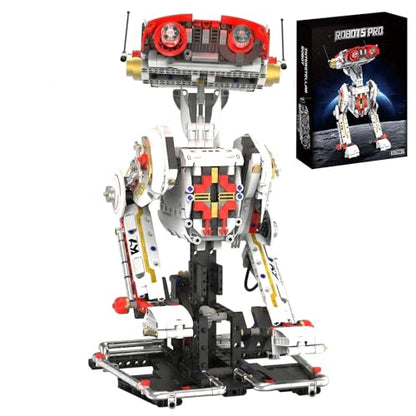 HJPLPXH Space Robot Dog Building Set with LED Light and Walking Design - style: Space Robot