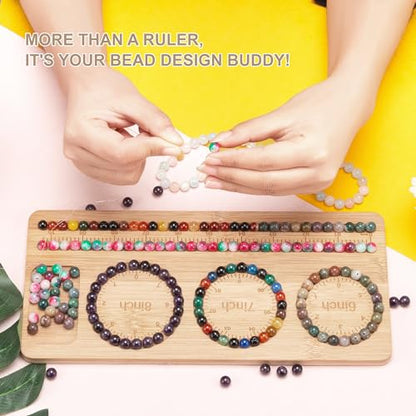 Bead Board for Jewelry Making, Bracelet Making Kit, Compact Portable